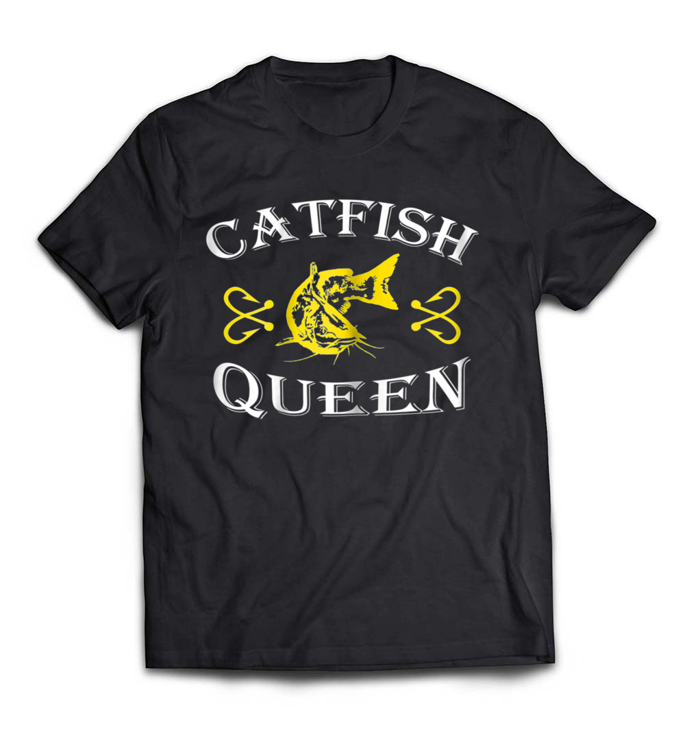 Women’s Catfish Queen Fishing T-Shirt: Embrace Your Inner Angler